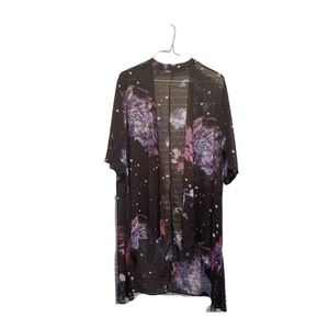 Galaxy starry cosmic constellation flowy kimono
